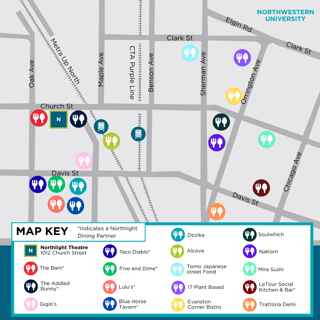 Restaurant map