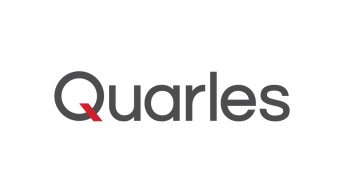 Gray text that reads "Quarles"